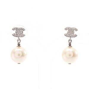 Chanel Coco Mark Pierced Earrings Gp #309089C70B